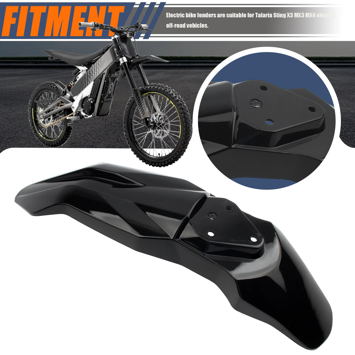 Carbon Fiber Fenders for Talaria Sting & Sur-Ron Light Bee | Front & Rear