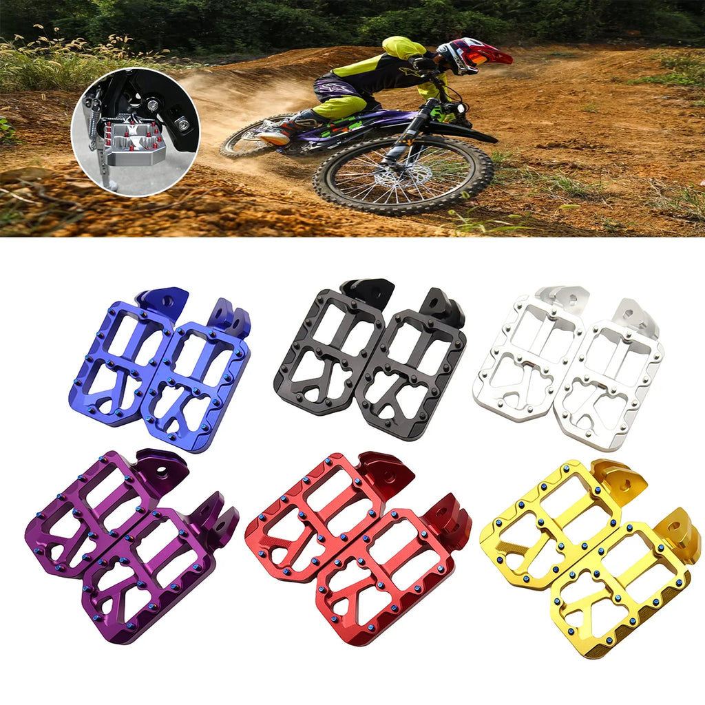 CNC Aluminum Foot Pegs for Sur-Ron Light Bee X & S | Multiple Colors