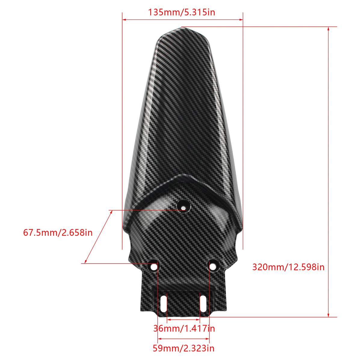 Carbon Fiber Fenders for Talaria Sting & Sur-Ron Light Bee | Front & Rear
